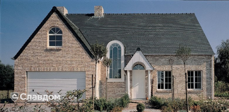 Коттедж с облицовкой кирпичом Terca Bronsgroen