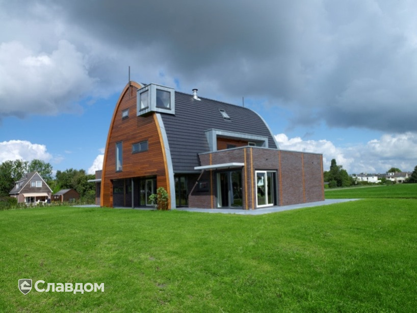 Жилой дом с облицовкой кирпичом Terca KBB-f