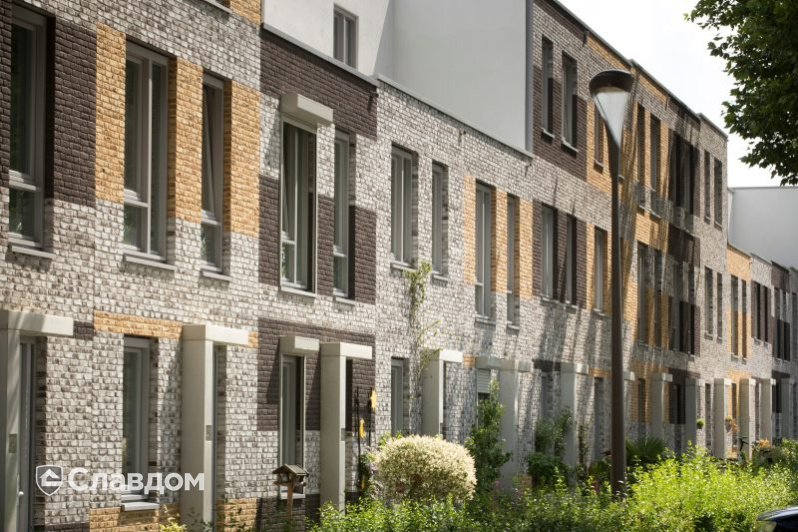 Жилой квартал с облицовкой кирпичом Terca Navajo Falls