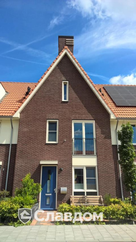 Таунхаус с облицовкой кирпичом Terca Elise Handvorm