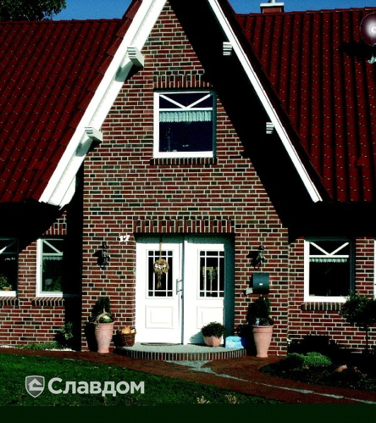 Коттедж с облицовкой кирпичом Terca B6
