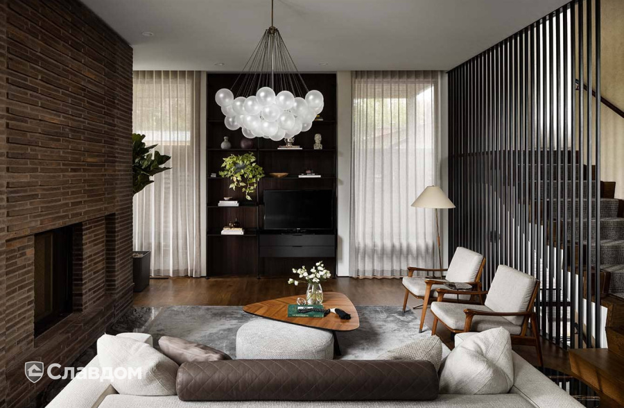 Вилла в Канаде с использованием кирпича Randers Tegl RT161 Ultima