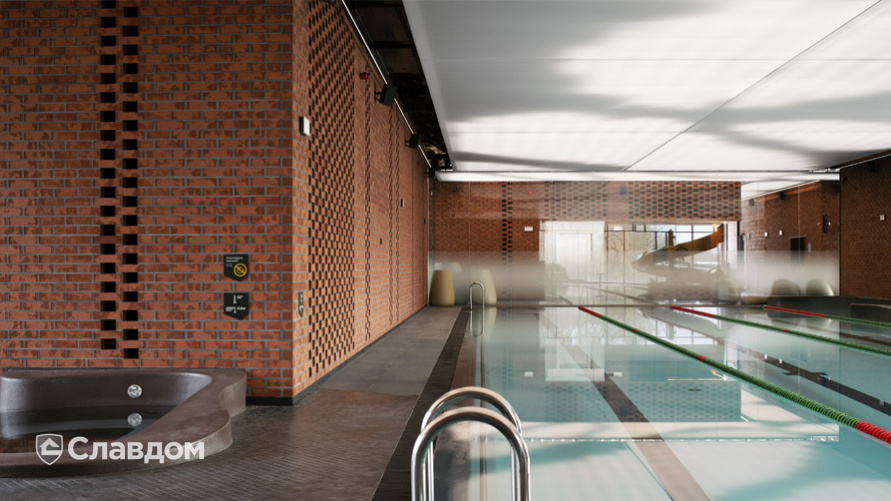 Оздоровительный центр с облицовкой кирпичом Terca Stockholm