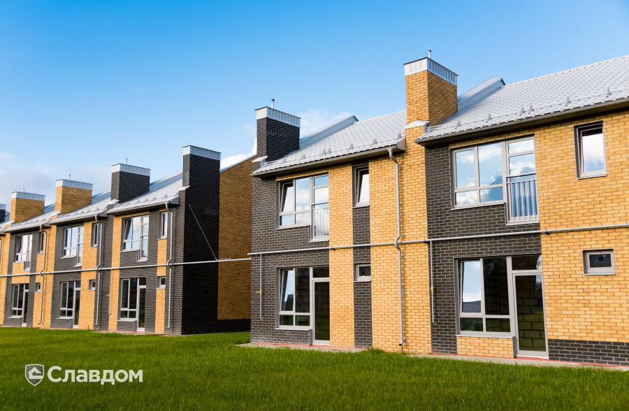 ЖК "Новые кварталы Петергофа" с облицовкой плиткой Roben Manus tonga и Faro shwarz