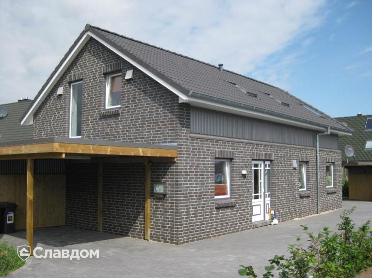 Коттедж с облицовкой кирпичом Terca Frankfurt