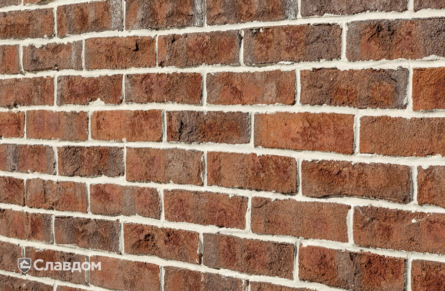 Частный дом с облицовкой плиткой Roben Formback Buntgeflammt