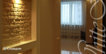 Квартира с применением облицовочного камня White Hills Алтен брик 310-10