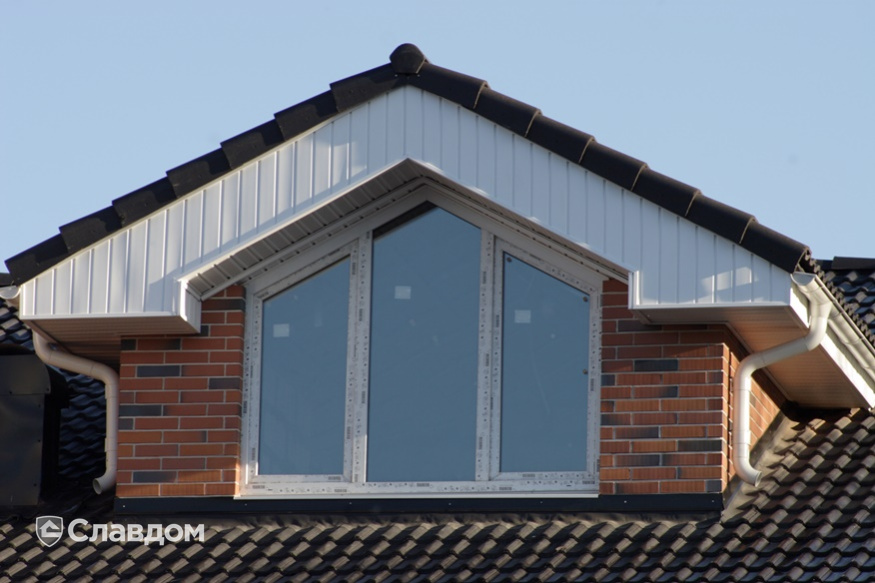 Коттеджный поселок "Солнечный берег" с облицовкой кирпичом Terca Red Flame гладкий