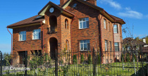 Загородный дом, облицованный клинкерным кирпичом ЛСР Ноттингем
