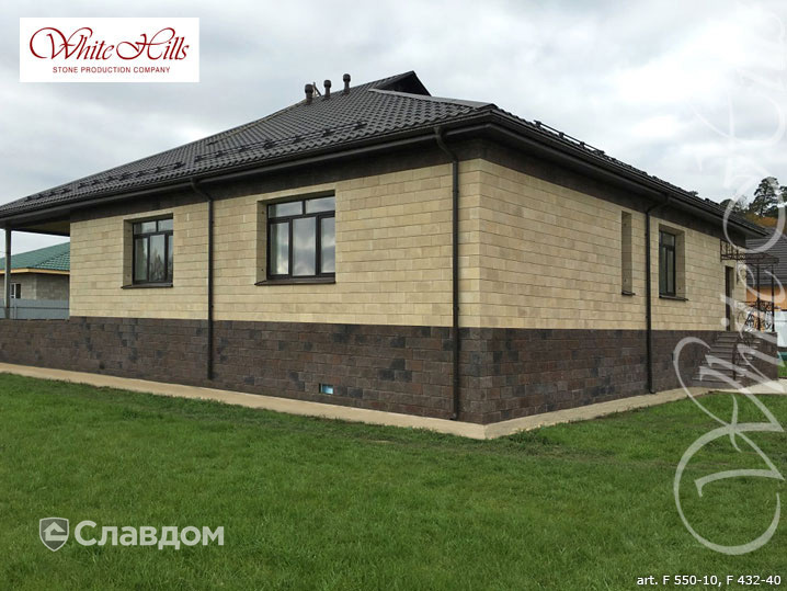 Частный дом с применением НФС Ronson и фасадного изделия Шеффилд F432-40 и Тиволи F550-10