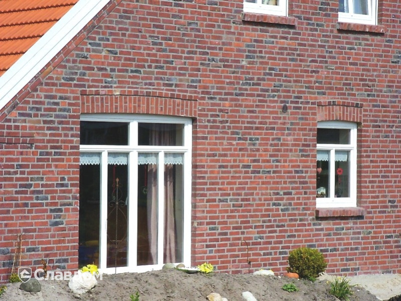 Коттедж с облицовкой кирпичом Terca Hektiek