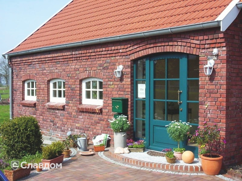 Частный дом с облицовкой кирпичом Terca Hektiek