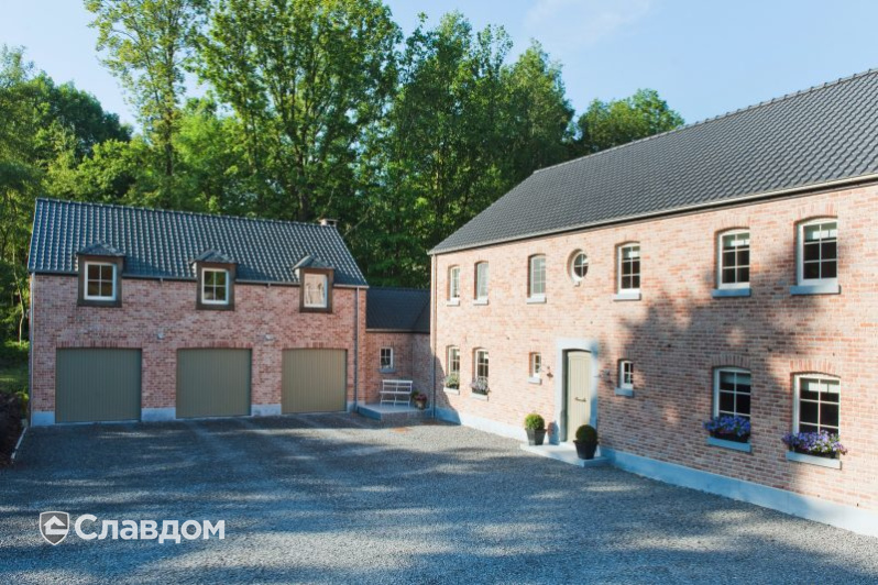 Частный дом с облицовкой кирпичом Terca Belle Epoque de Mons