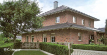 Частный дом с облицовкой кирпичом Nelissen Robinia