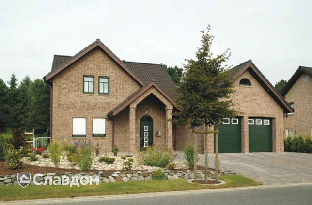 Коттеджный поселок с облицовкой кирпичом Terca Veldbrand Exterieur