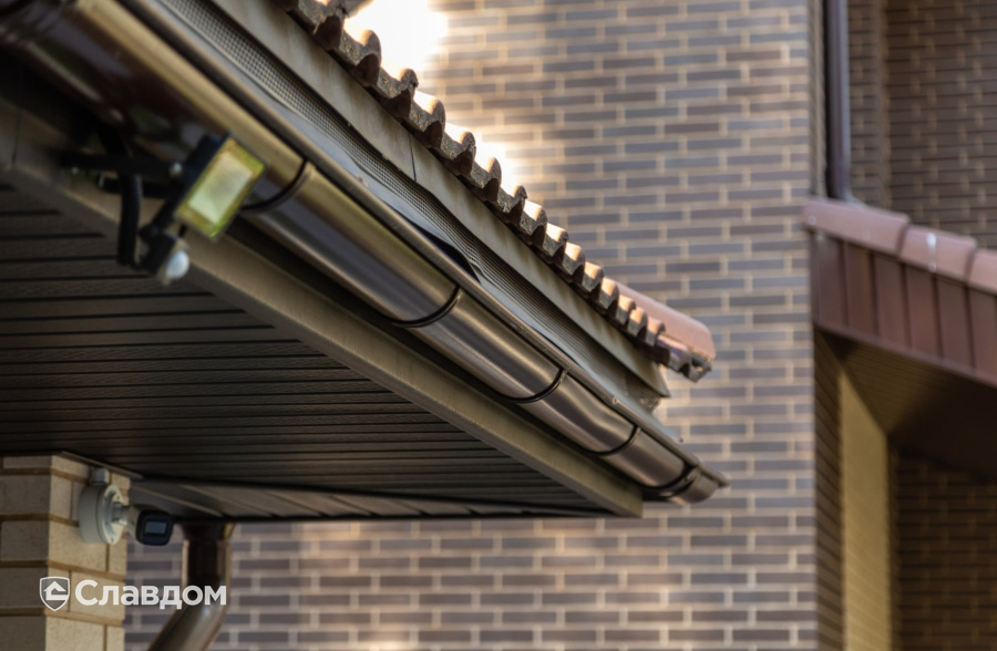 Частный дом в Ленинградской области с облицовкой кирпичом Terca 