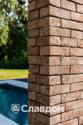 Вилла с облицовкой кирпичом Terca Iluzo Bruin