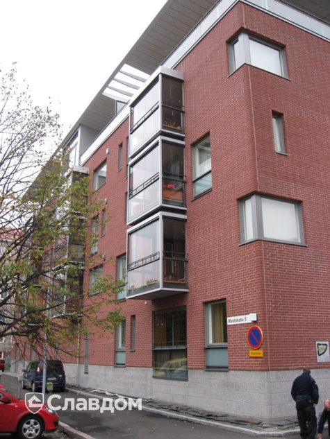 Малоэтажный жилой дом с облицовкой кирпичом Terca Iltarusko каре