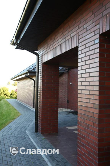 Частный дом с облицовкой кирпичом Terca Futura Astro