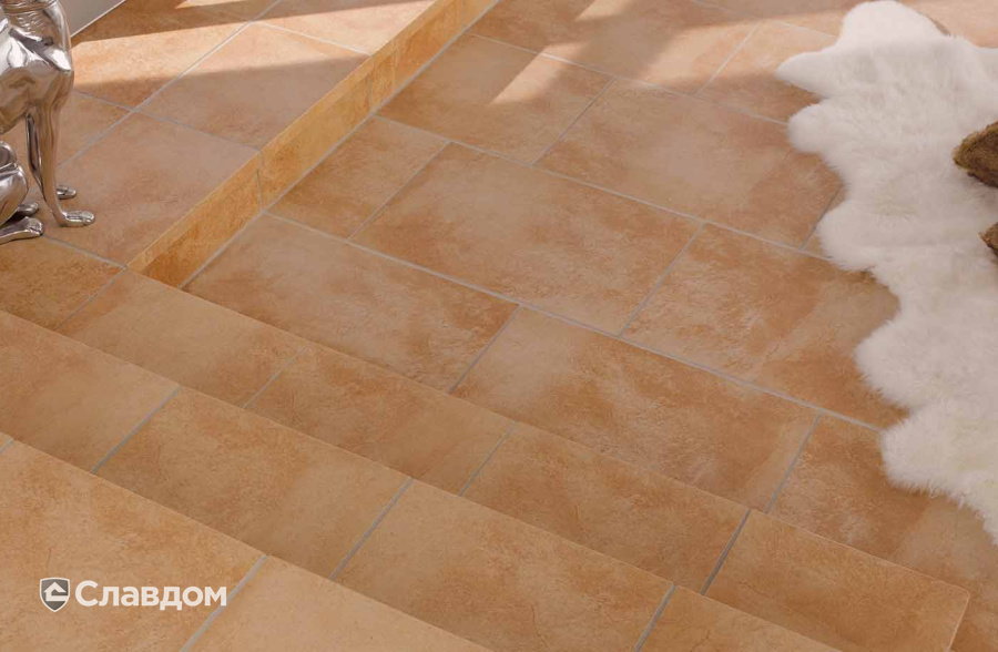 Частный дом с клинкерной крупноформатной плиткой Stroeher Keraplatte Roccia X 927 rosenglut 