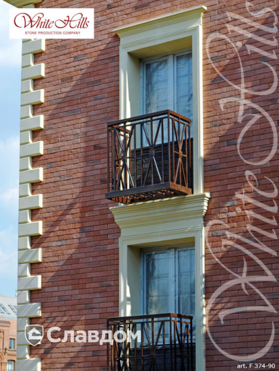 Многоэтажный дом с применением НФС Ronson и фасадного изделия Норвич Брик F374-90