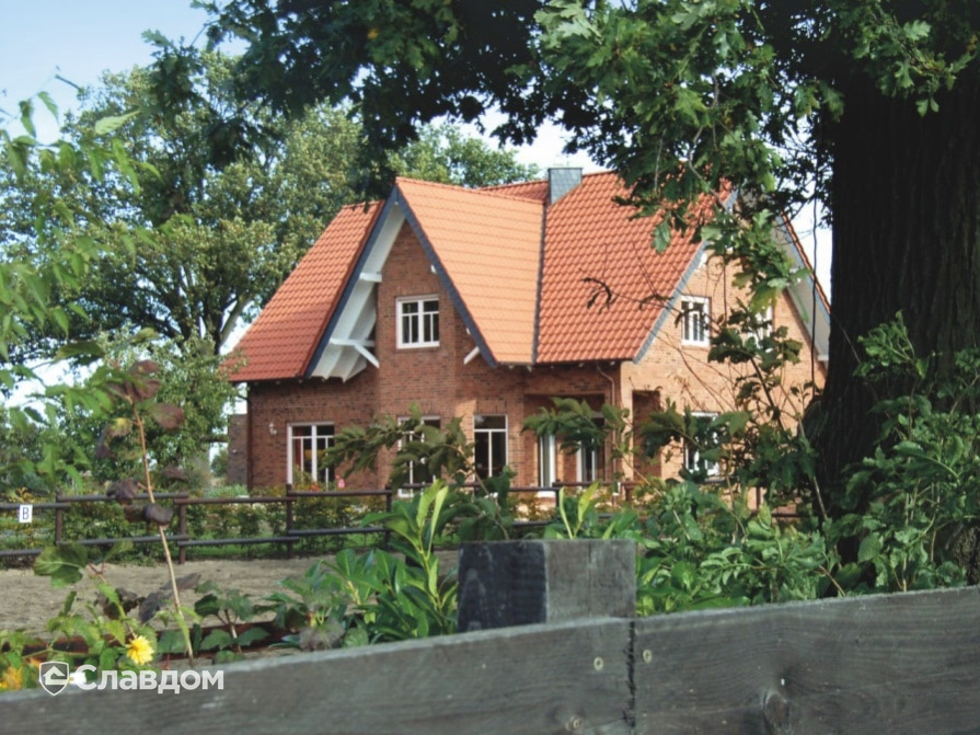 Коттеджный поселок с облицовкой кирпичом Terca Pastorale