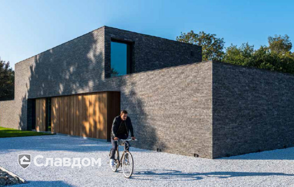 Частный дом во Фландрии с облицовкой кирпичом Terca Metropolis Colonia