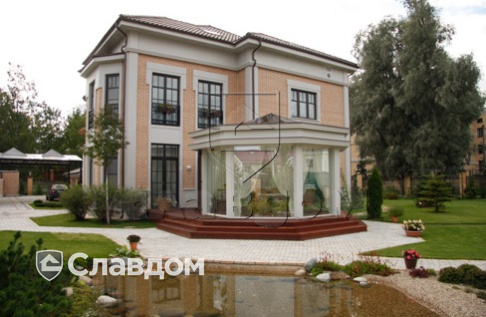 Частный жилой дом с облицовкой Terca Tunturi риф