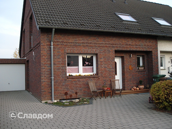 Дом облицованный фасадной плиткой LHL Somma