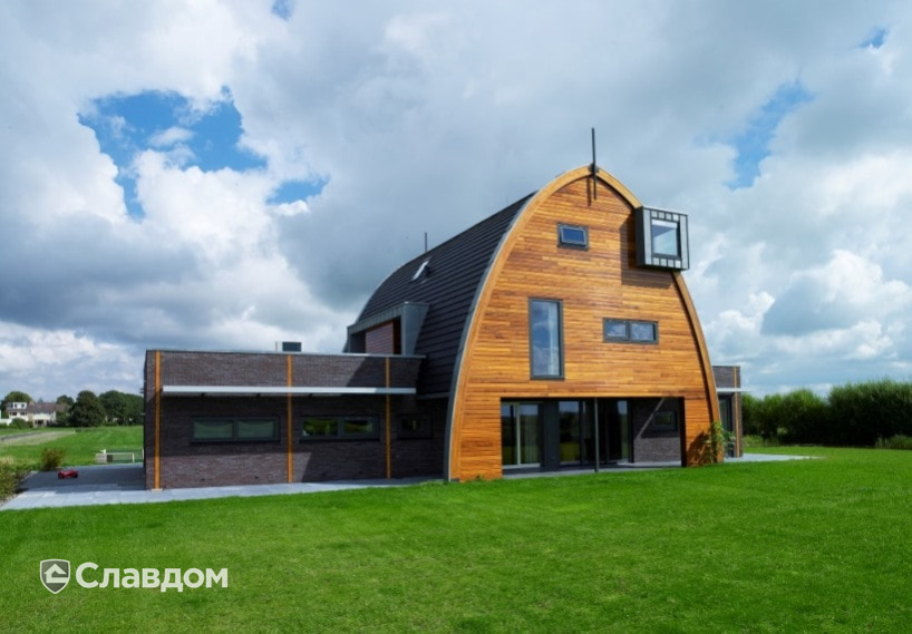 Жилой дом с облицовкой кирпичом Terca KBB-f