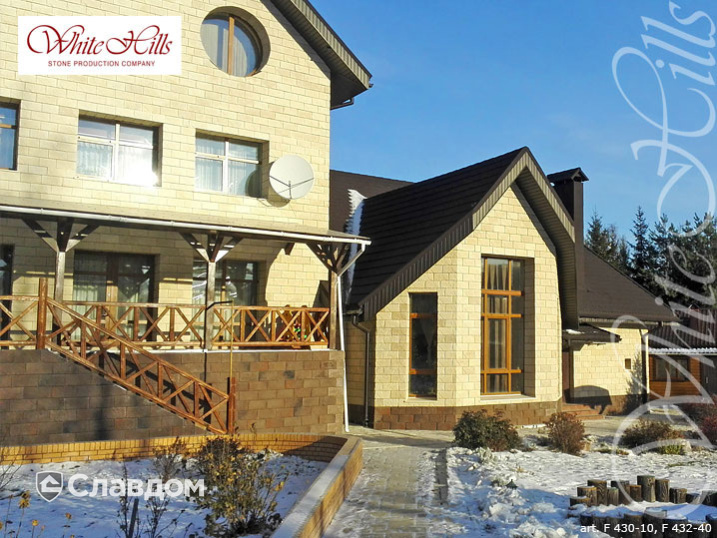 Частный коттедж с применением НФС Ronson и фасадного изделия Шеффилд F430-10 