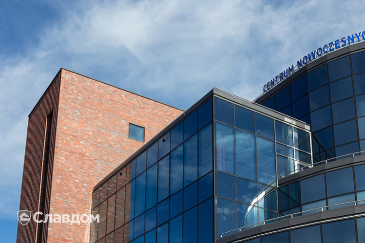 Бизнес-центр с использованием облицовочного кирпича LHL CLASSIC 03-01-15-0100-1