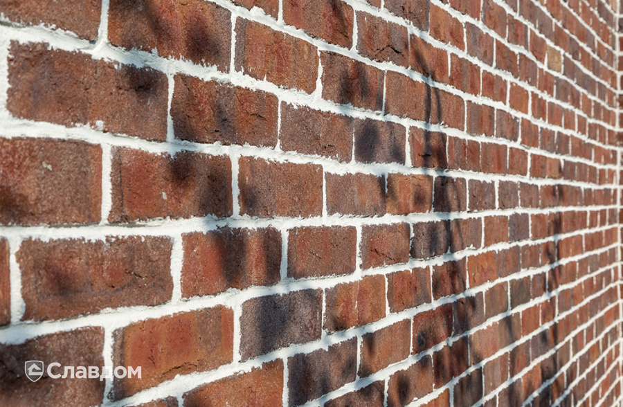 Частный дом с облицовкой плиткой Roben Formback Buntgeflammt