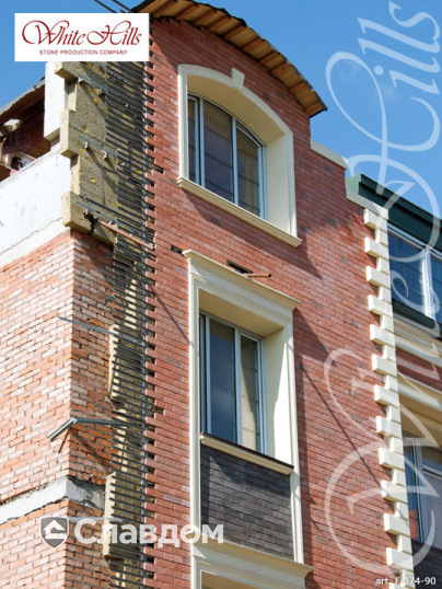 Многоэтажный дом с применением НФС Ronson и фасадного изделия Норвич Брик F374-90