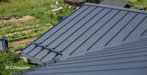 Частный дом с использованием кликфальца ARMO Rooftop Matte RAL 7024