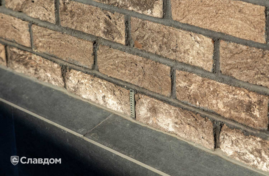 Частный дом с облицовкой из кирпича Тандем Данилово