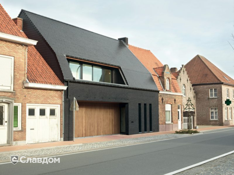 Частный дом в Барнеме с облицовкой кирпичом Terca Agora Grafietzwart