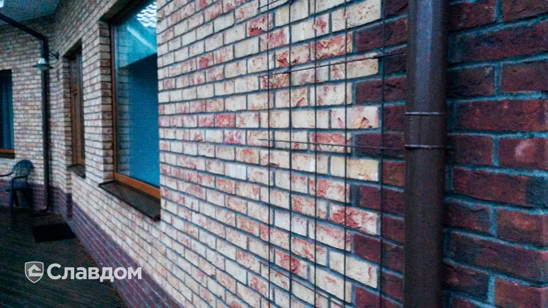 Частный коттедж из кирпича Terca Orchidee Rose