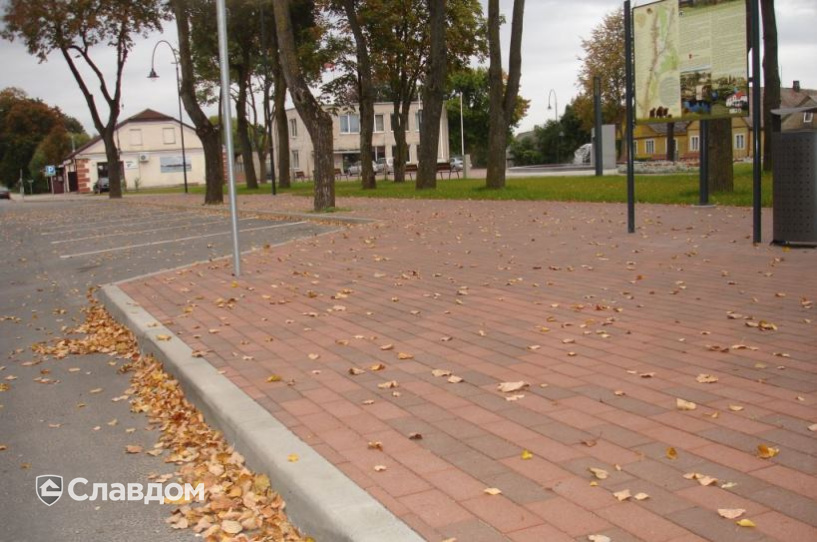 Пешеходная зона с применением брусчатки Penter Baltic Klinker Pavers Nuance