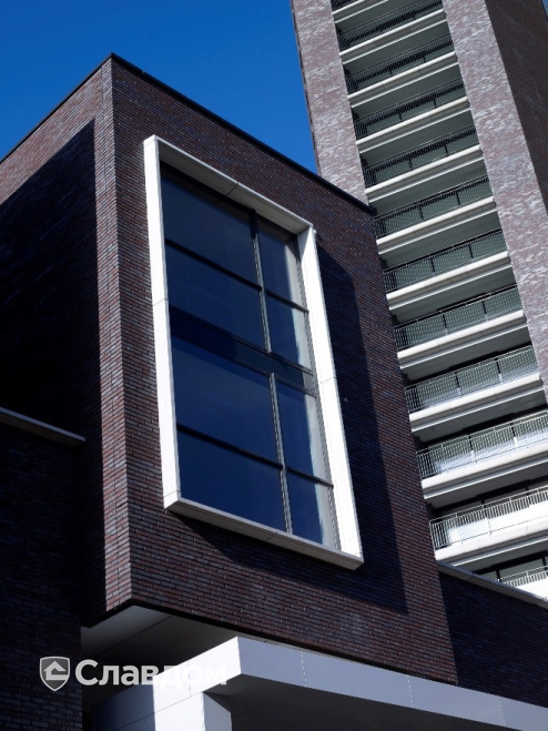 Жилой комплекс с облицовкой кирпичом Terca RBB