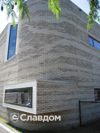 Здание стоматологии с облицовкой кирпичом Terca Birchwood