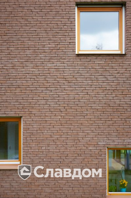 Частный дом с облицовкой кирпичом Terca Iluzo Bruin