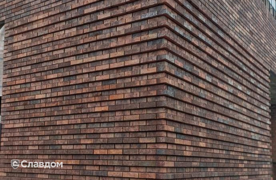 Строительство жилого дома с облицовкой кирпичом Konigstein Гессен Вайн