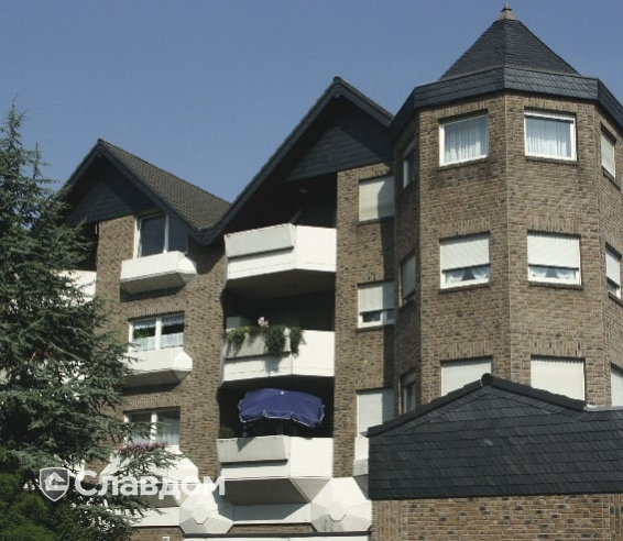 Жилой комплекс с облицовкой кирпичом Terca Veldbrand Exterieur