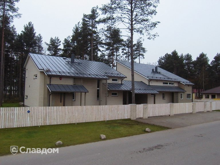 Таунхаус с облицовкой кирпичом Terca Kuura гладкий