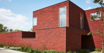 Вилла в Генте с облицовкой кирпичом Terca Portsmouth