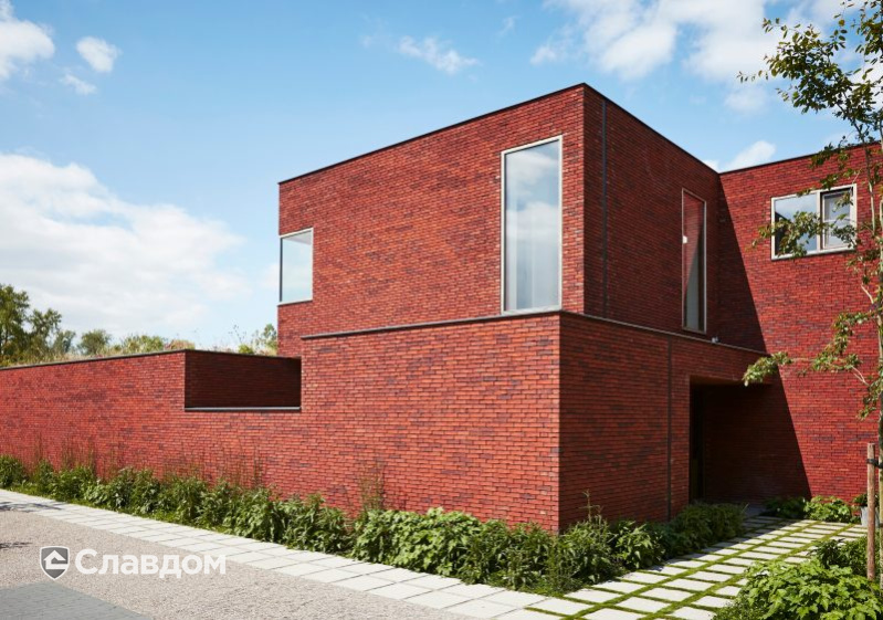 Вилла в Генте с облицовкой кирпичом Terca Portsmouth
