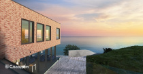 Частный дом с облицовкой фасадной клинкерной плиткой King Klinker Dream House 09 Sunny shore