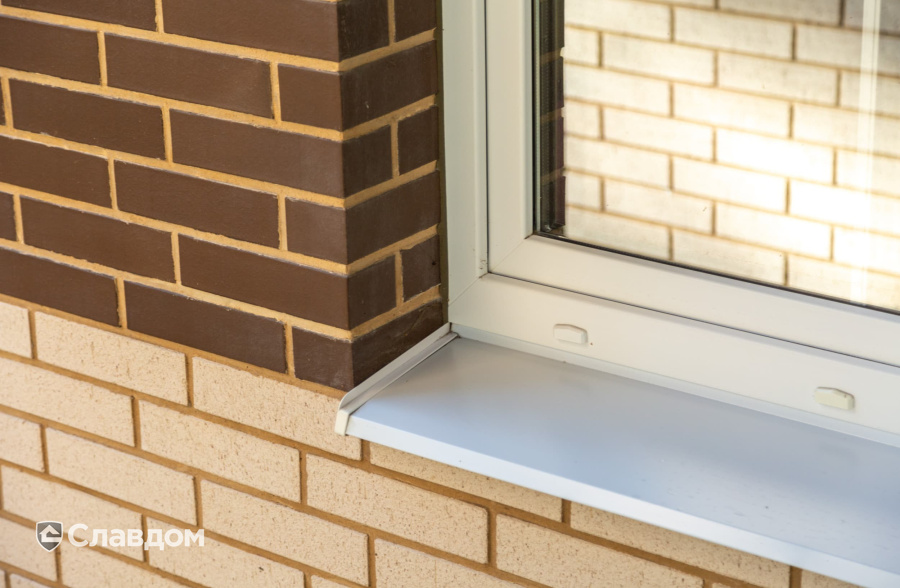 Частный дом в Ленинградской области с облицовкой кирпичом Terca 