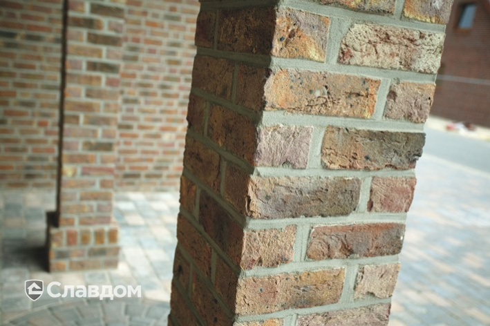 Коттеджный поселок с облицовкой кирпичом Terca Veldbrand Exterieur